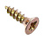 032041 Саморез ШУ 16х2,5 универ., желтый цинк (25 шт) - пакет Э