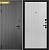Блок дверной металл Страж 3К Вертикаль Графит Бетон снежный