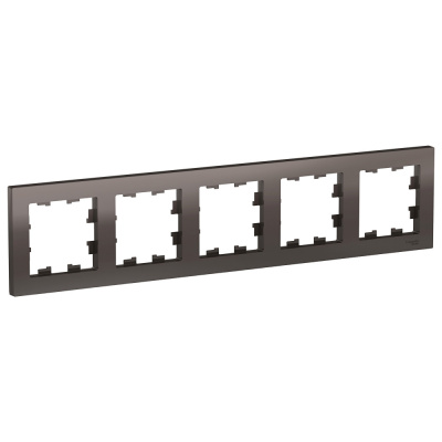 ATN000605 AtlasDesign мокко Рамка 5-местная универсальная SchE