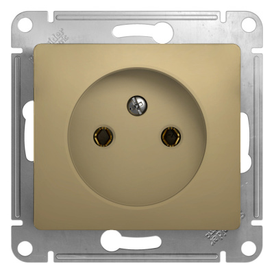 GSL000441 GLOSSA Титан РОЗЕТКА СП 1м механизм