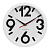 2436369 Часы настенные Классика, белый d-28 см