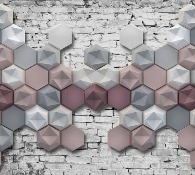 мозаика на стене 300