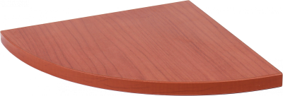 LWCHCSR25 Полка дерев. угловая (25х25х1,6 см) вишня