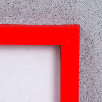 3935869 Фоторамка пластик 15х21 см  цвет красный1