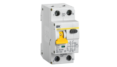 MAD22-5-020-C-30 Автоматический Выключатель Дифференциального тока  АВДТ32 С 20А 30мА ИЭК