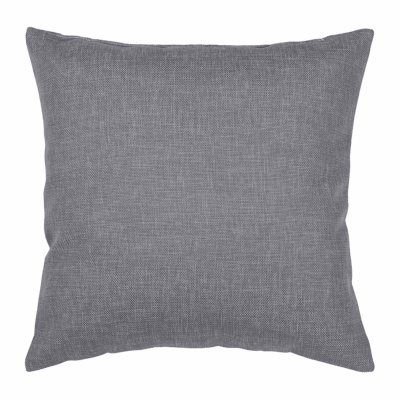 764713 Подушка декоративная Рогожка 40х40 см цвет Базальт