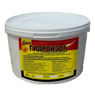 Мастика битумно-полимерная Гидроизол 10л
