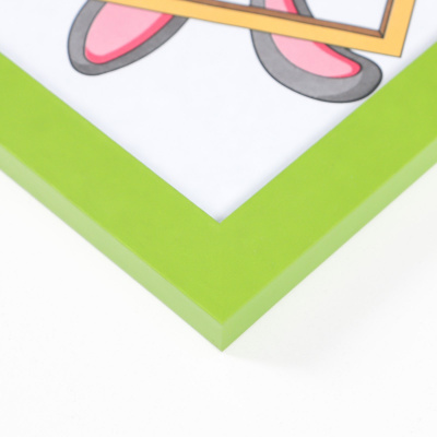 4509617 Фоторамка МДФ 15х21 см. цвет зелёный1