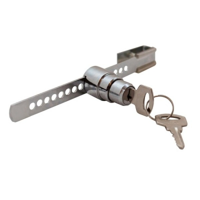 002291 Замок-стекло реечный-перфорация (хром)