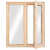 Окно деревян. однокамерн.стеклопакет 960х970мм